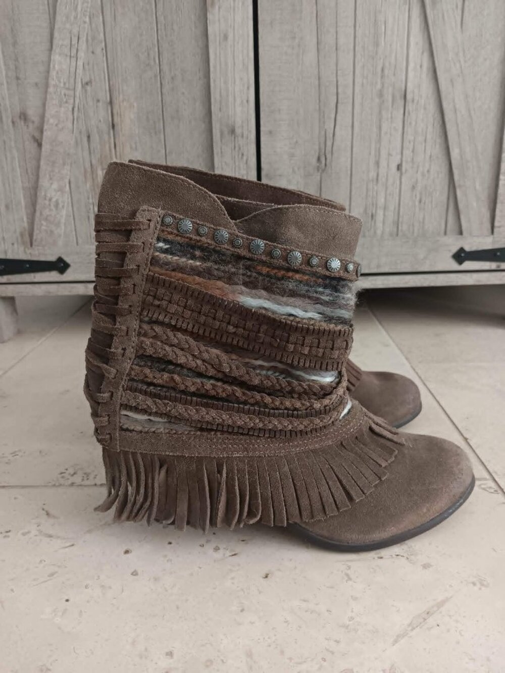 Naughty Monkey Cowboy Heeled Ankle Boots
